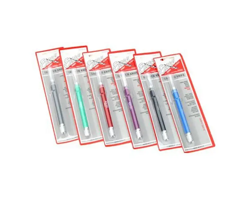 Excel K18 Grip-On Hobby Knife W/Cap (Assorted Colors), Exl16018 1