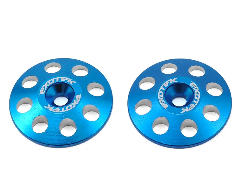 Exotek 22Mm 1/8 Xl Aluminum Wing Buttons (2), Exo1665 2