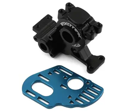 Exotek Dr10m Aluminum 3 Gear Gearbox W/Motor Plate, Exo2123 1