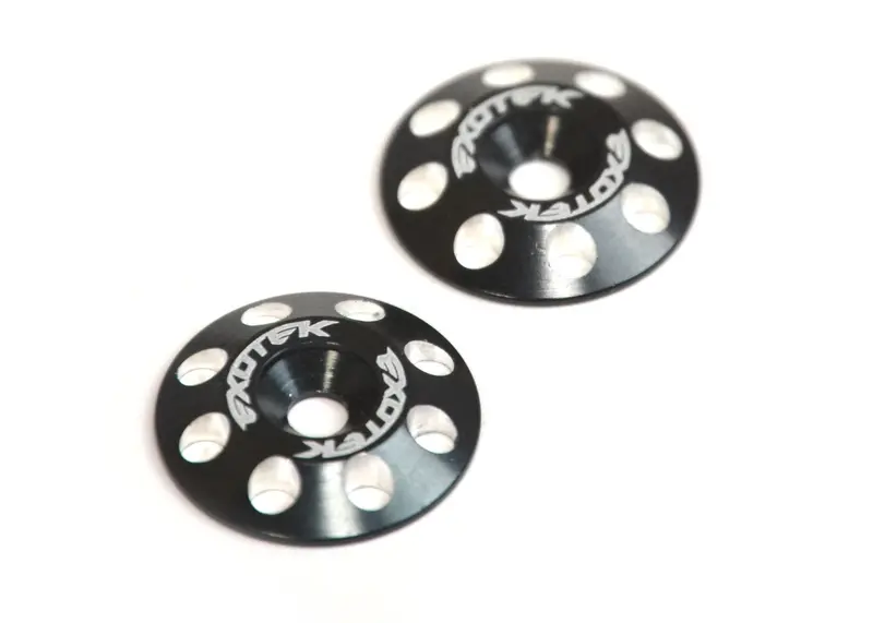Exotek Flite Wing Aluminum Buttons V2, 1678Blk 1