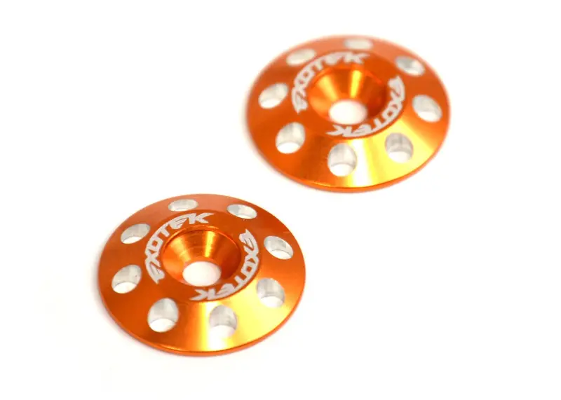 Exotek Flite Wing Buttons V2, 6061 Al., Orange, 1678Org 1