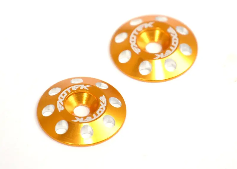 Exotek Flite Wing Buttons V2, 6061 Aluminum, Gold, 1678Gld 1