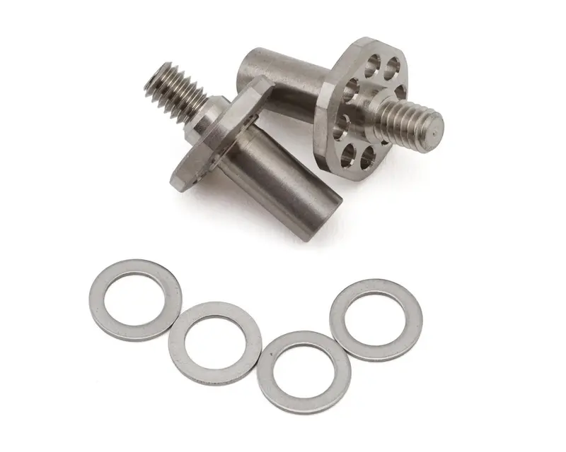 Exotek Losi 22S Sprint 12Mm Titanium Hex Front Axles (2), Exo2331 1
