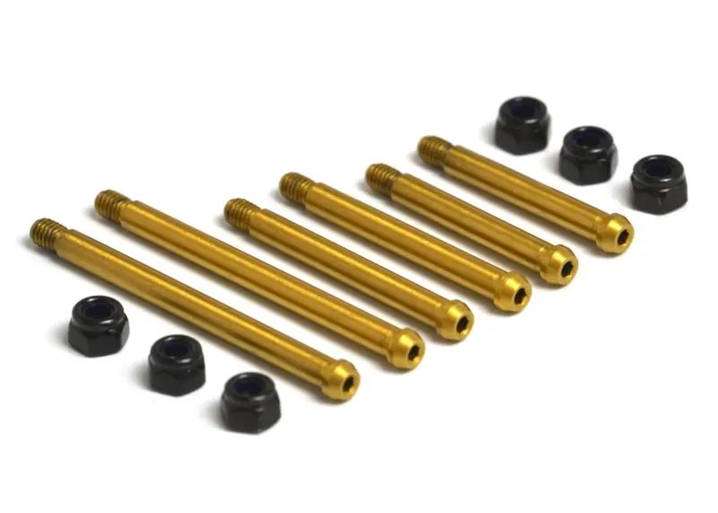 Exotek Rc10 Classic Bolted Hinge Pins (6) For Front Arms, Exo2360 1
