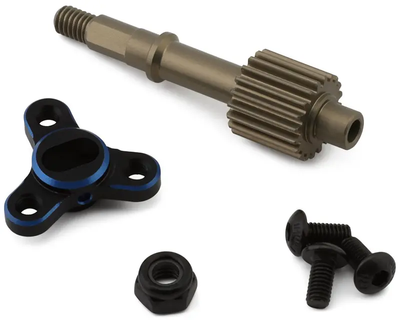 Exotek Rc10b7/B7d Ultra Light Aluminum Flite Top Shaft & Spur Mount (Exotek Flite/Kimbrough Spur Gear), Exo2263 1