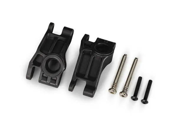 Extreme Heavy Duty Rear Stub Axle Carriers (Left & Right)/ 3X31mm Hinge Pins (2)/ 3X18mm Bcs (2), Tra-9150 1