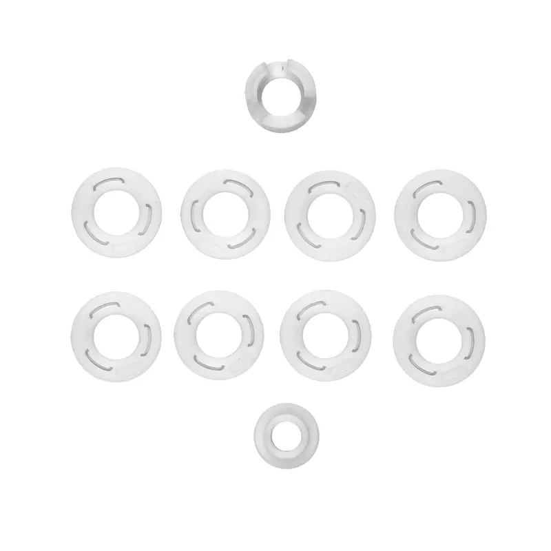 Factory Team Rc28r Ft Sidewall Flange Set, White 2