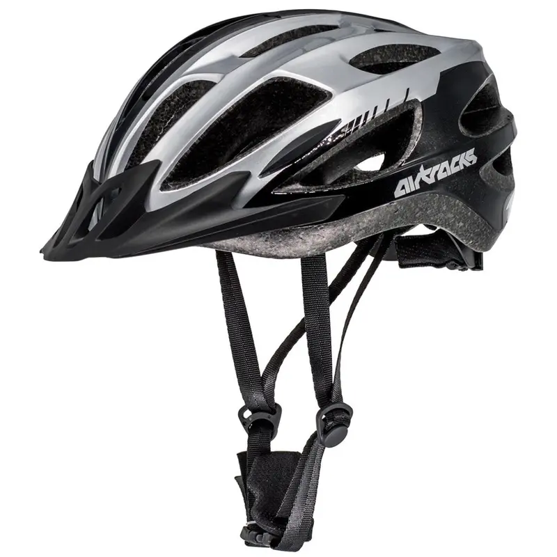 Fahrradhelm Master Rd-10 Schwarz-Silber - Herren Und Damen 1