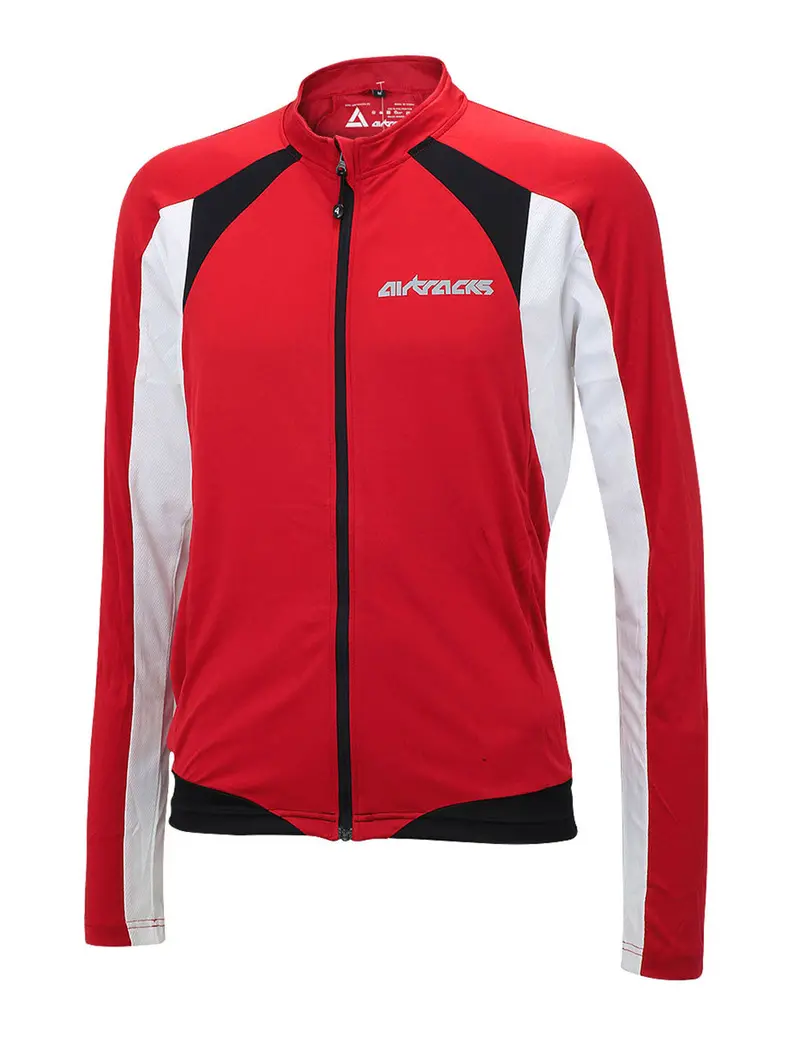 Fahrradtrikot Langarm Pro T Rot Setprodukt 1