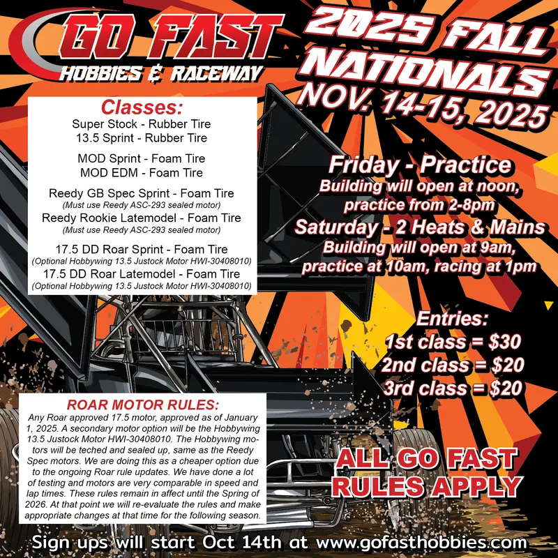 Fall Nationals Pit Spot Reservation 1
