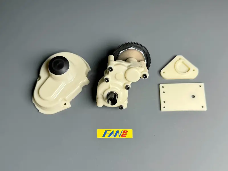 Fan Rc Complete Gear Diff Transmission Kit (Minus Motor Plate) 1