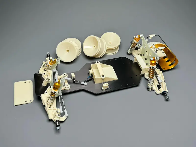 Fan Rc Graphite Worlds Golden Car Kit, Fr-01G 1