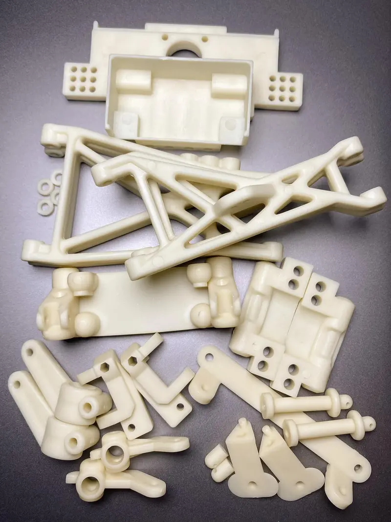 Fan Rc Truck Plastic Set, White, Fr-002 1