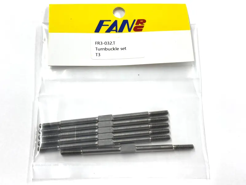 Fan Rc Turnbuckle Set, Fits T3, Fr3-032.T 1
