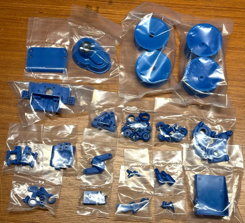 Fan Rc Worlds Special Edition Blue Full Plastic Set (Less Arms), Fr-011Bu 1