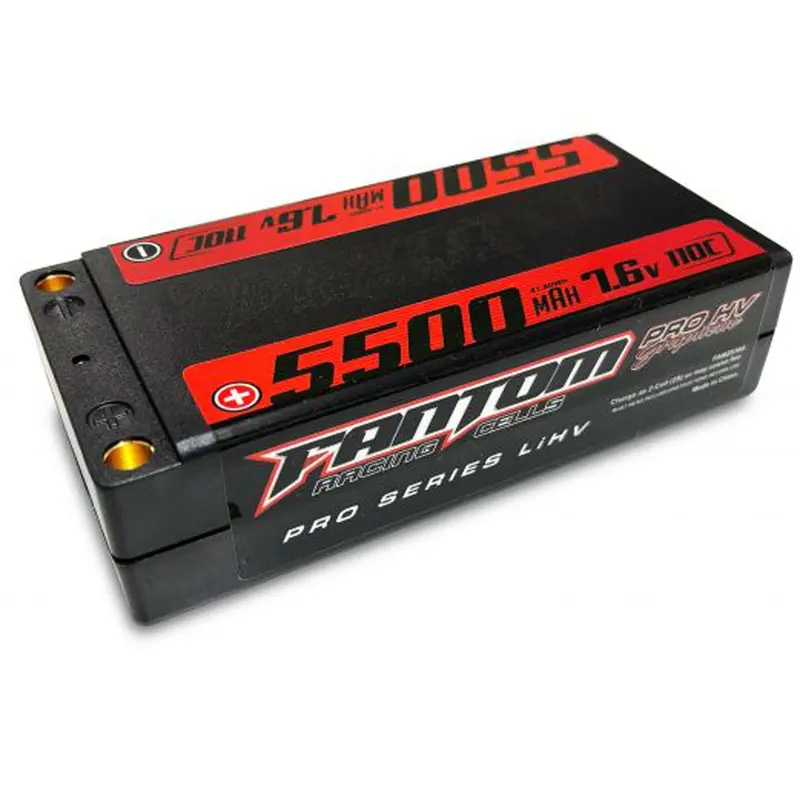 Fantom Battery, Lipo, 5500Mah 7.6V, Shorty, Fan25164 1
