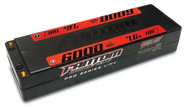 Fantom Battery, Lipo, 6000Mah 7.6V 2S, Lihv, Fan25179 1