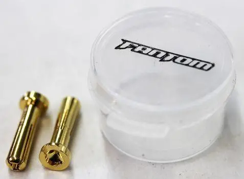 Fantom Bullet Connectors, Male, 4Mm, Low Profile, Fan26150 1