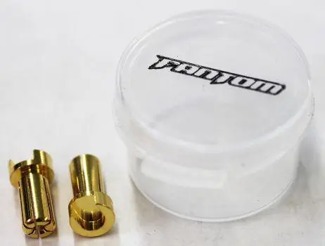 Fantom Bullet Connectors, Male, 5Mm, Low Profile, Fan26151 1