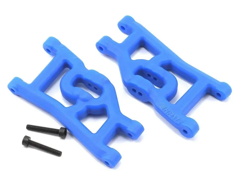 Front A-Arms (Blue) (Nitro Rustler,Stampede,Sport) (2) Rpm-80495 1