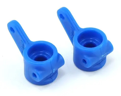 Front Bearing Carrier Set (Blue) (2) (Slash, Bandit, Rustler, Stampede) Rpm-80375 1