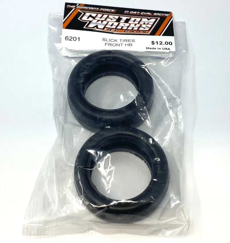 Front Slick Tires Hb Compound Rubber Tires, Cw-6201 1
