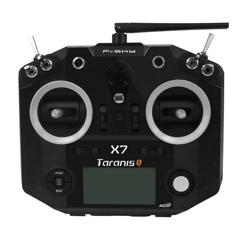 Frsky Rc Taranis Q X7 16-Ch Transmitter, Piano Black, 03017001 1