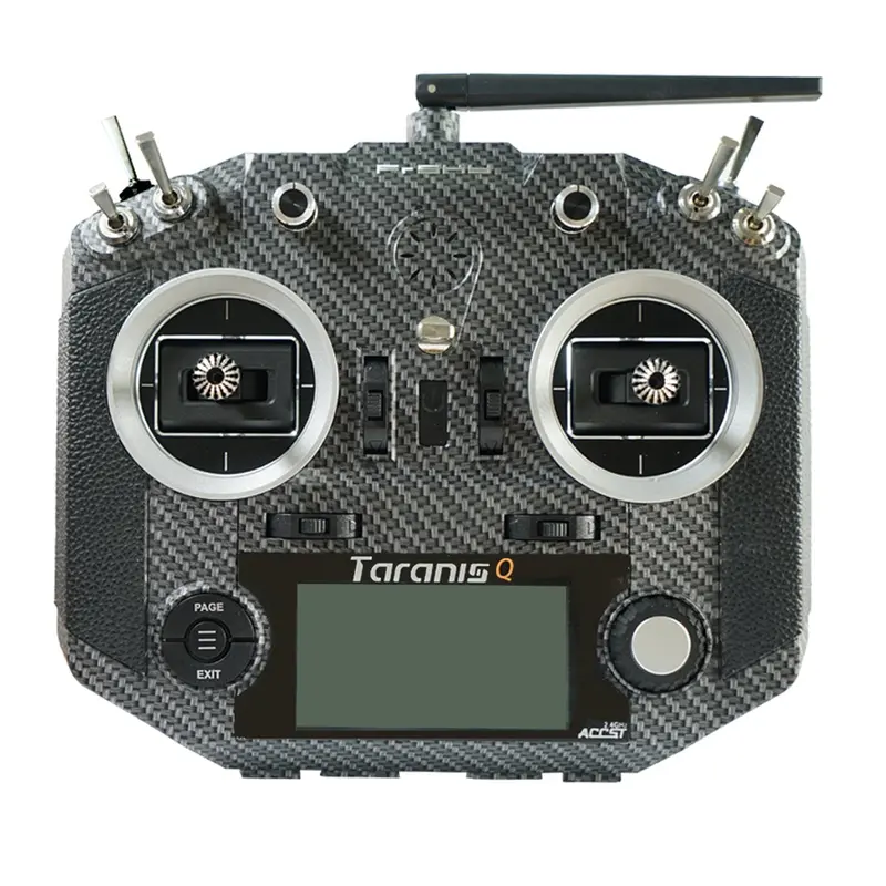 Frsky Rc Taranis Q X7s 16-Ch Transmitter, Carbon Fiber, 03017019 1