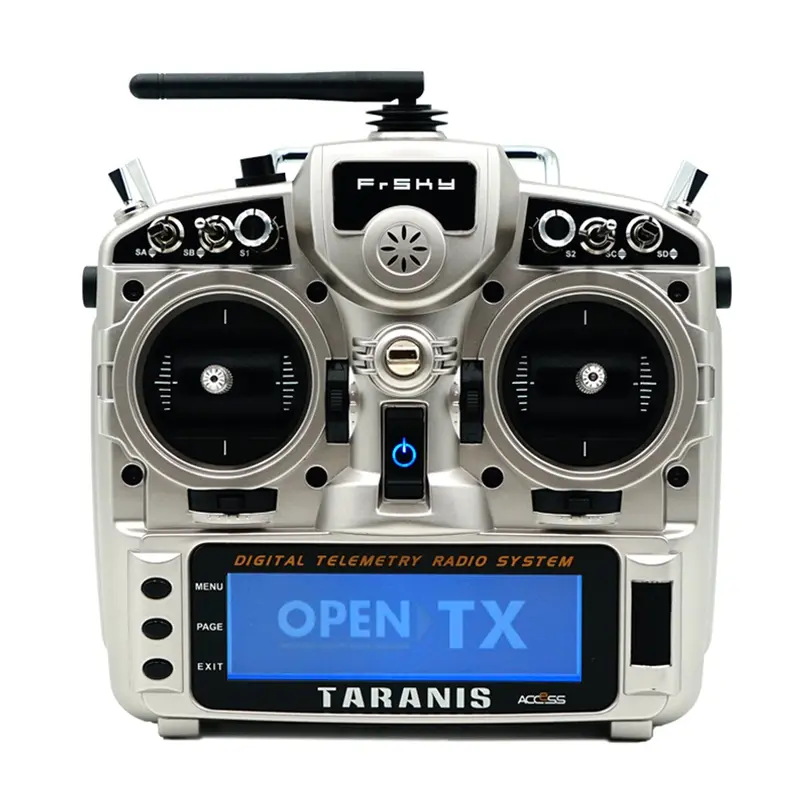 Frsky Rc Taranis X9d Plus 2019 24-Ch Transmitter, Silver, 03010130 1