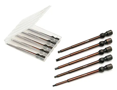 Ft 5-Pc Metric Hex Bit Set, 1/4 In Driver Asc-1674 1