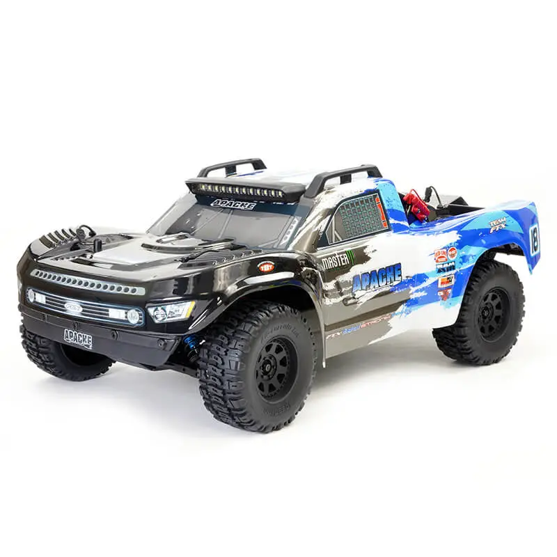 Ftx Apache 1/10 Brushless Trophy Truck Rtr - Blue 1