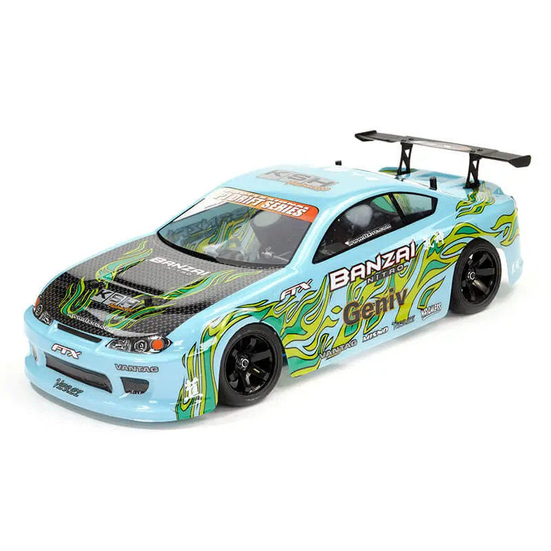 Ftx Banzai 1/10 Street/Drift Nitro 4Wd Rtr - Blue 1