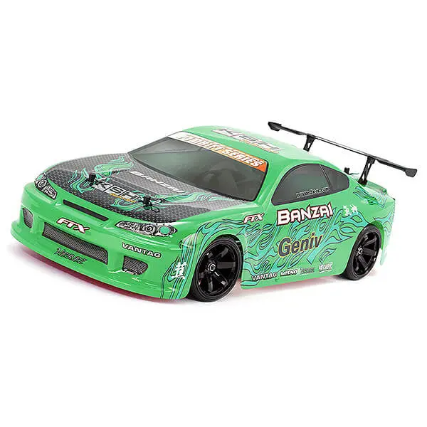 Ftx Banzai 4Wd Rtr 1/10 Brushed Drift Car - Green 1