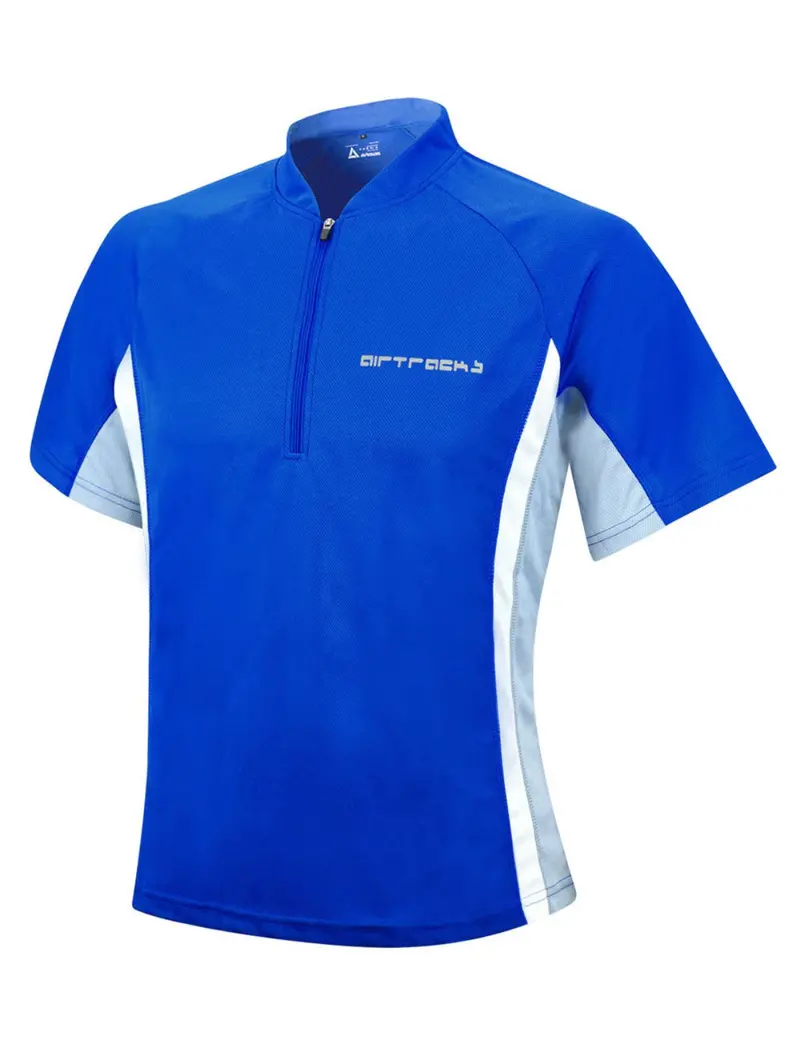 Funktions Laufshirt Kurzarm Blau 1
