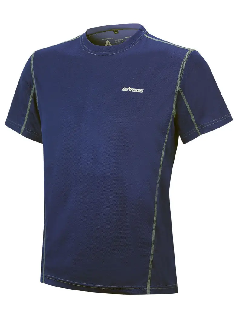 Funktions Laufshirt Kurzarm Pro Air Navy Blau 1