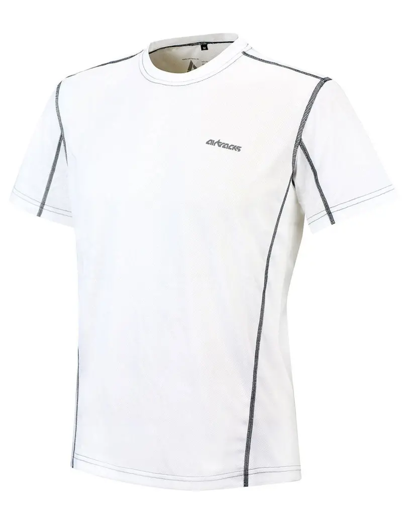 Funktions Laufshirt Kurzarm Pro Air Weiss 1