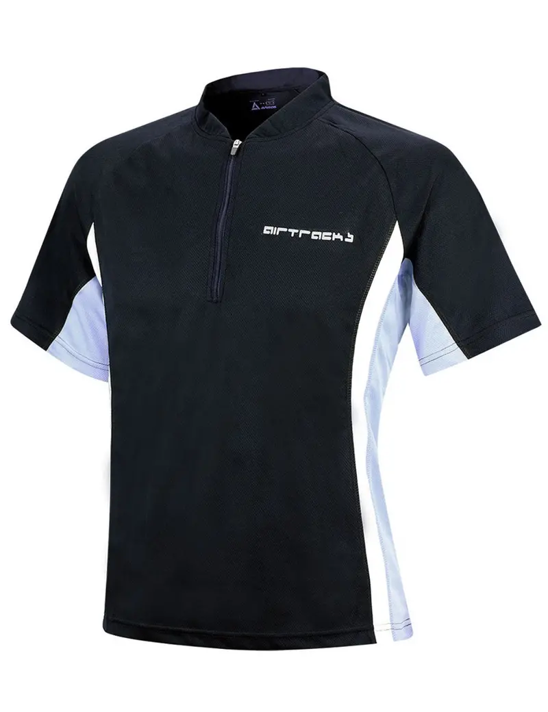 Funktions Laufshirt Kurzarm Schwarz 1