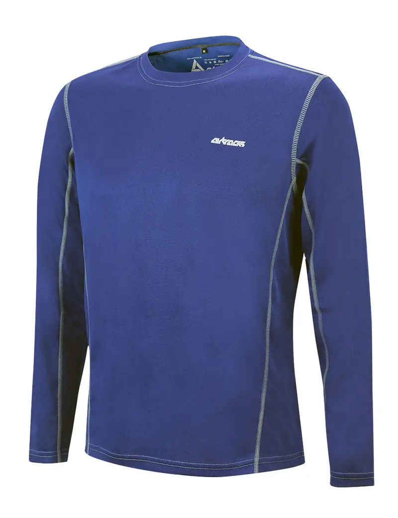 Funktions Laufshirt Langarm Pro Air Navy-Blau Setprodukt 1