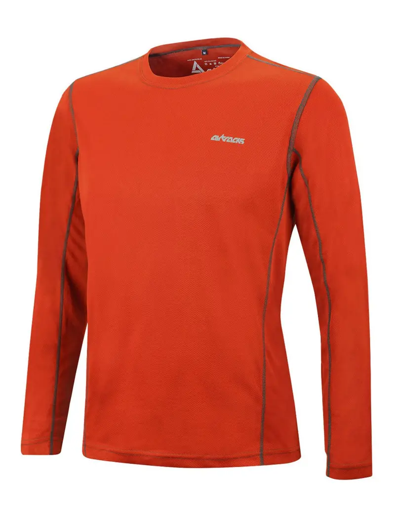 Funktions Laufshirt Langarm Pro Air Orange 1