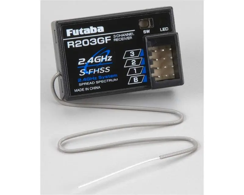 Futaba R203gf S-Fhss 3-Channel 2.4Ghz Receiver, Fut01102237-3 1