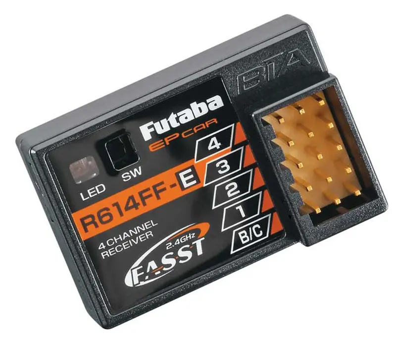Futaba R614ff-E 2.4Ghz 4-Channel Receiver, 01102195-1 1