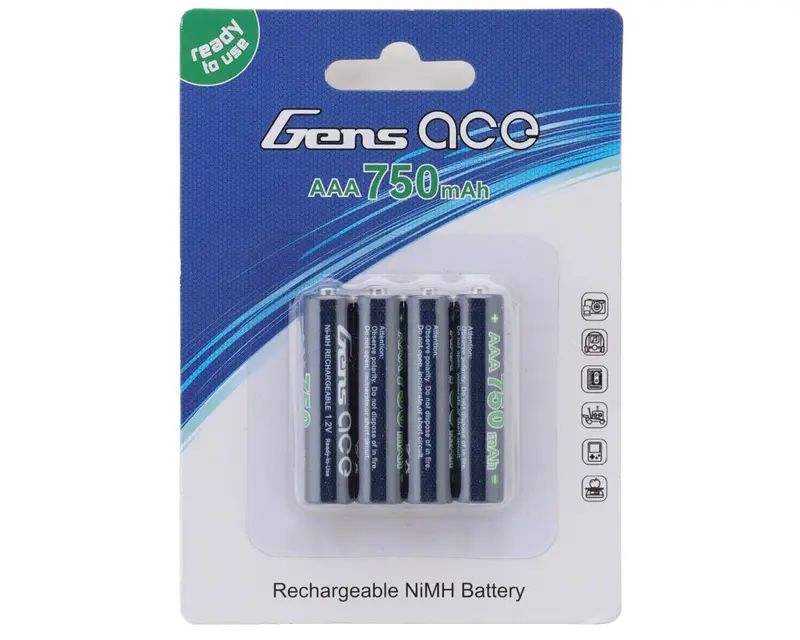 Gens Ace Aaa 750Mah 1.2V Ni-Mh Battery 1