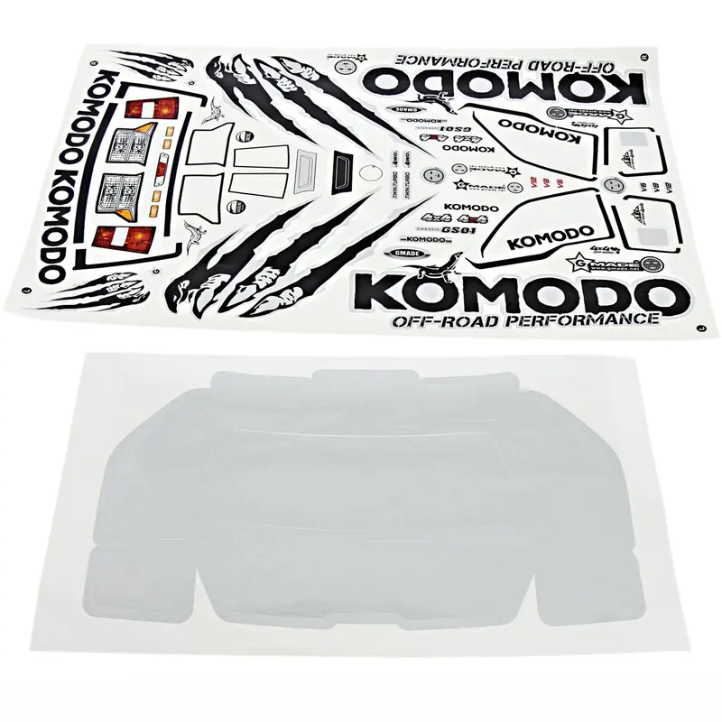 Gmade 1/10 Komodo Black Body, Decals & Posts 2