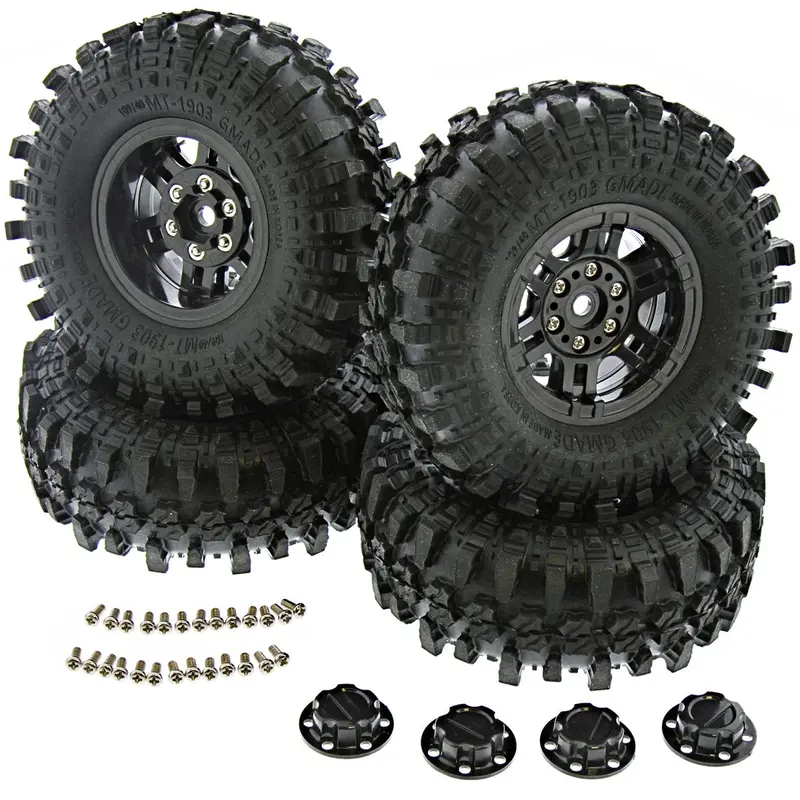 Gmade 1/10 Komodo Mt 1903 Off Road Tires & Beadlock Wheels 1