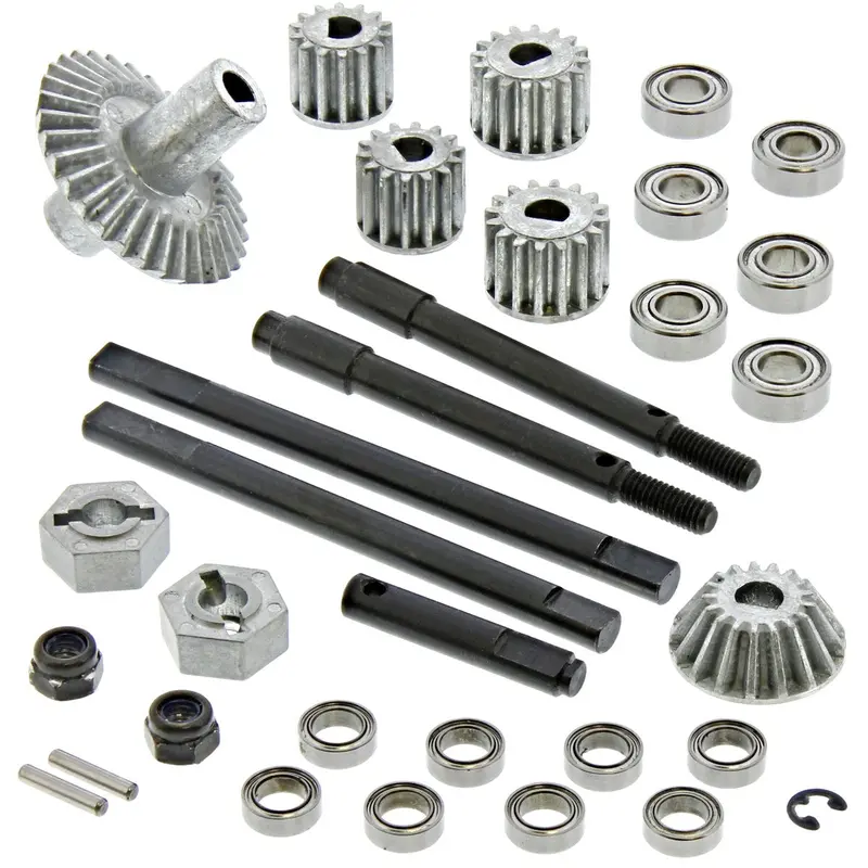 Gmade 1/10 R1 Rock Crawler Rear Diff, Portal Gears, Shafts & Axles 1