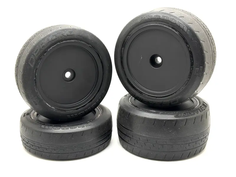 Go Fast Mounts - De Phenom Rubber Tires With Inserts Fr & Rr (4) 1