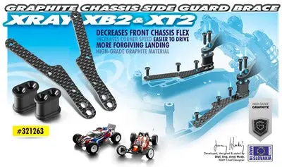 Graphite Chassis Side Guard Brace (2) 1