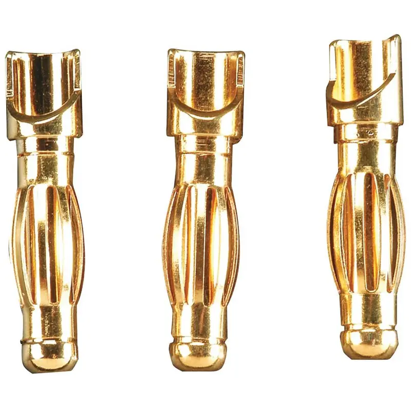 Great Planes Gold Plated Bullet Connector Male 4Mm (3), Gpmm3114 1