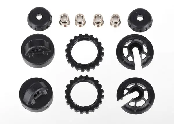 Gtr Long/Xx-Long Shock Caps And Spring Retainers, Tra-7468 1