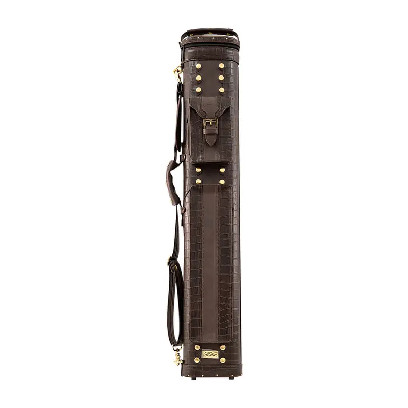 Hard Cue Case Leather Classic Brown 1